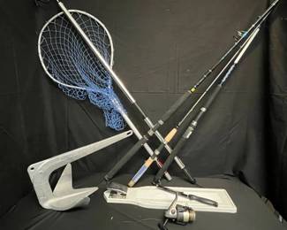 DW206VShimano Rod And Reel With Assorted Fishing Gear