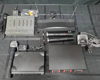 DW190Wireless Mics, Video Minieditor enhancer mixer And More