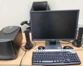 DW165Computer Speakers, Acer Monitor, Keyboard, Mouse