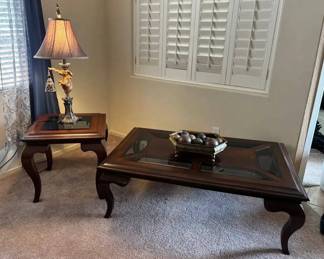 DW109Ethan Allen Willouhby Coffe Table Set