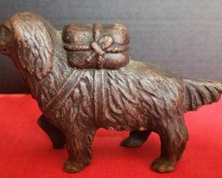 A.C. Williams St. Bernard CastIron Bank