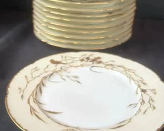 V.tor Etienne Fils Vintage Hand Painted Birds Porcelain