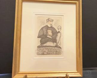 Carol Lummus Etching To Silk Screen Print