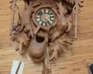Bavarian HunterStyle Cuckoo Clock
