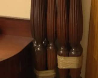 2 Matching Twin Four Poster Bed Frames