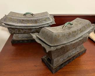 Art Noveaux Serving Dishes