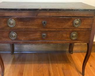 Antique Table W 2 Drawers