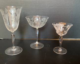 Barware Floral Pattern