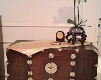 RARE -1950's Korean Wedding Chests with brass hardware (yes, Virginia, there are 2 available!)