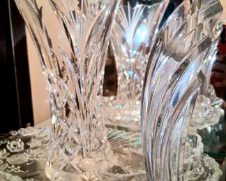 Breathtaking selection of heavy leaded crystal pieces