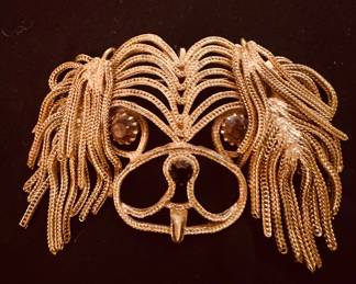 Dog brooch