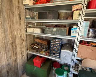 Lots of tools, carpentry, woodworking, fishing, and more