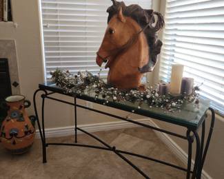 Wrought Iron Table – Southwestern Rustic Décor Set