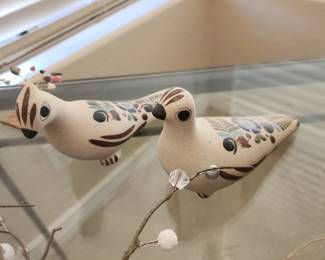 Large Mexican Talavera Pottery Vase – Hand-Painted Floral Terracotta Jar with Handles