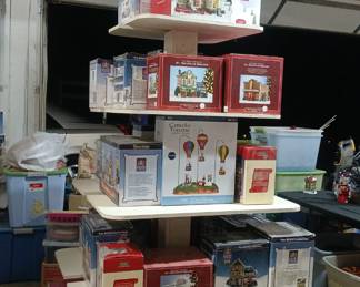 Lemax & St. Nicholas Square Christmas Village Lighted Buildings & Accessories (Original Boxes)