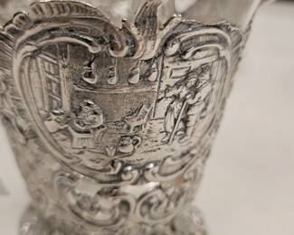 Very detailed German sweetmeat basket 