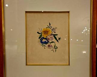 19th c. Original watercolor