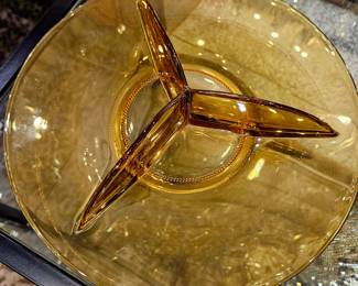 Mid Century glass serving ware