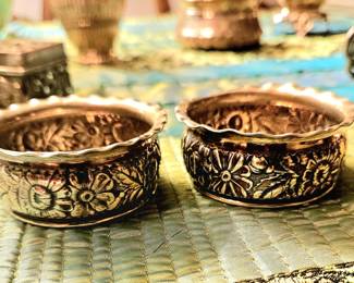 19th c. Repose set of salts