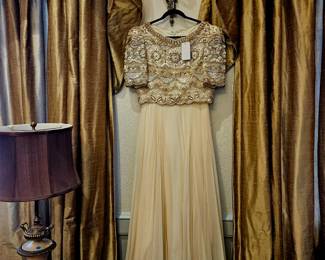 Beautiful dress, beading work