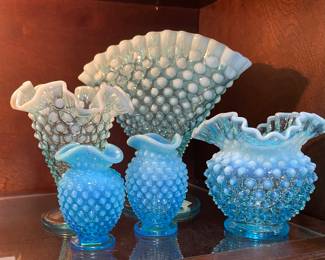 Fenton Signed, Dated and Numbered Rare Hobnail