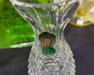 Waterford Crystal Mini Vase Signed