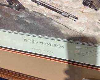 S Kirk & Son Sterling flatware, World War I US Signal Corps mirror, Jim Shore Christmas decor, beaded holiday placemats, The Grinch is in the Gingerbread houses, original antique etchings, signed Lithographs