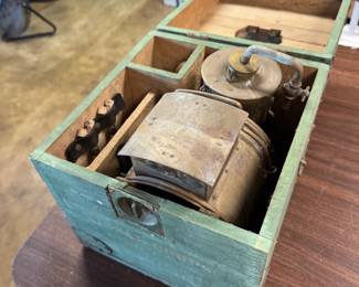 S Kirk & Son Sterling flatware, World War I US Signal Corps mirror