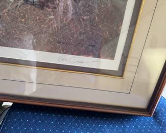 S Kirk & Son Sterling flatware, World War I US Signal Corps mirror, Jim Shore Christmas decor, beaded holiday placemats, The Grinch is in the Gingerbread houses, original antique etchings, signed Lithographs