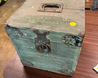 S Kirk & Son Sterling flatware, World War I US Signal Corps mirror