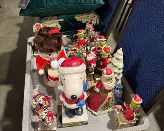 S Kirk & Son Sterling flatware, World War I US Signal Corps mirror, Jim Shore Christmas decor