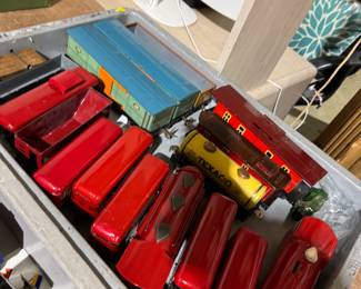 Trains, Lionel, Marx, Athearn, Field cannon, home brew kit and accessories, All-clad cookware, demeyere cookware, Spode, Waterford, advertising, MC pillows, Mickey Mouse & friends, tools, power tools, antique tools, carpenter tools