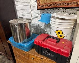 home brew kit and accessories, All-clad cookware, demeyere cookware, Spode, Waterford, advertising, MC pillows, Mickey Mouse & friends