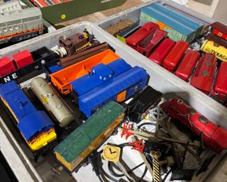 Trains, Lionel, Marx, Athearn, Field cannon, home brew kit and accessories, All-clad cookware, demeyere cookware, Spode, Waterford, advertising, MC pillows, Mickey Mouse & friends, tools, power tools, antique tools, carpenter tools