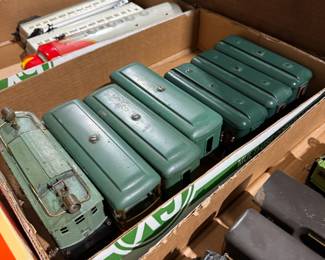 Trains, Lionel, Marx, Athearn, Field cannon, home brew kit and accessories, All-clad cookware, demeyere cookware, Spode, Waterford, advertising, MC pillows, Mickey Mouse & friends, tools, power tools, antique tools, carpenter tools