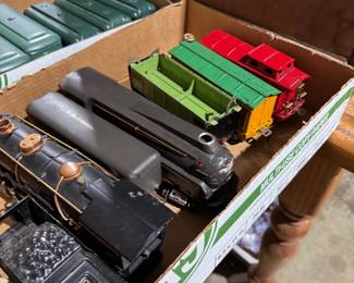 Trains, Lionel, Marx, Athearn, Field cannon, home brew kit and accessories, All-clad cookware, demeyere cookware, Spode, Waterford, advertising, MC pillows, Mickey Mouse & friends, tools, power tools, antique tools, carpenter tools