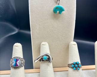 Sterling & turquoise 