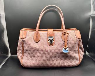 Dooney & Bourke purse with leather trim 