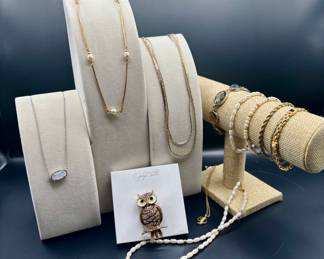 Vintage costume jewelry, Trifari, Napier, Kendra Scott