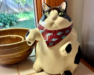 Vintage Ceramic Cat pitcher 1984 by Animals & co