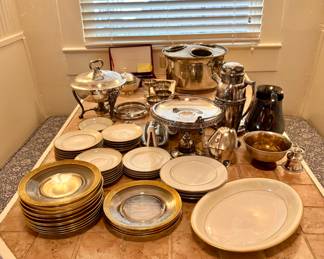 Silver Plated Dishes