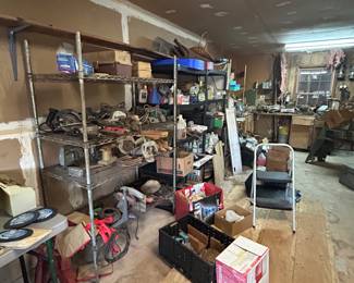 All racks inside Garage are for sale 