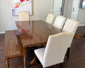 Dining set seats 8     $500.00