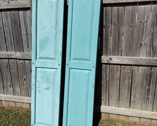 Outdoor shutters for house just need new paint 6 $50.00