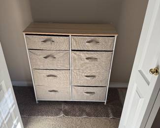 Fabric dresser $25.00 

I have 2 of them