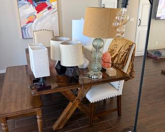 Assortment of lamps 20.00 each 