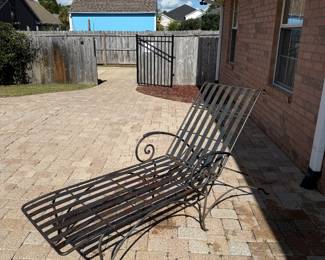 Wrought Iron Lounger $100.00
