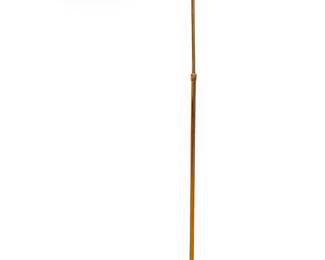 A Mid-Century Modern Adjustable Brass Floor Lamp, Attributed to Koch & Lowy