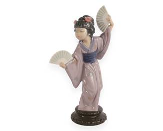 Lladro 'Madame Butterfly' Porcelain Figurine, Model No. 4991