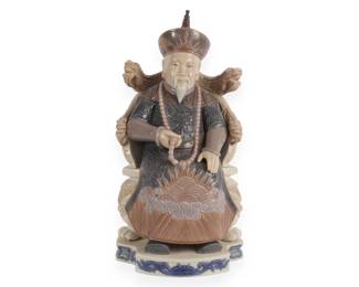 Lladro 'Chinese Nobleman' Porcelain Figurine, Model 4916